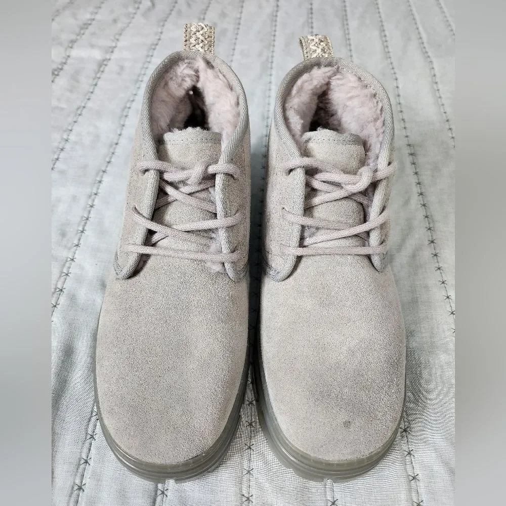 Ugg Grey Neumel clear sole boots